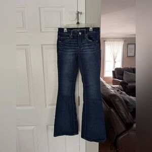 American Eagle Outfitters Dark Blue Flare Jeans